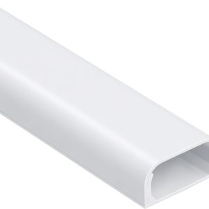 Paintable Cord Hider Kit, 0.95x0.47in White