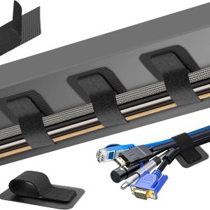 Under Desk Cable Organizer, 15 Cord Spaces