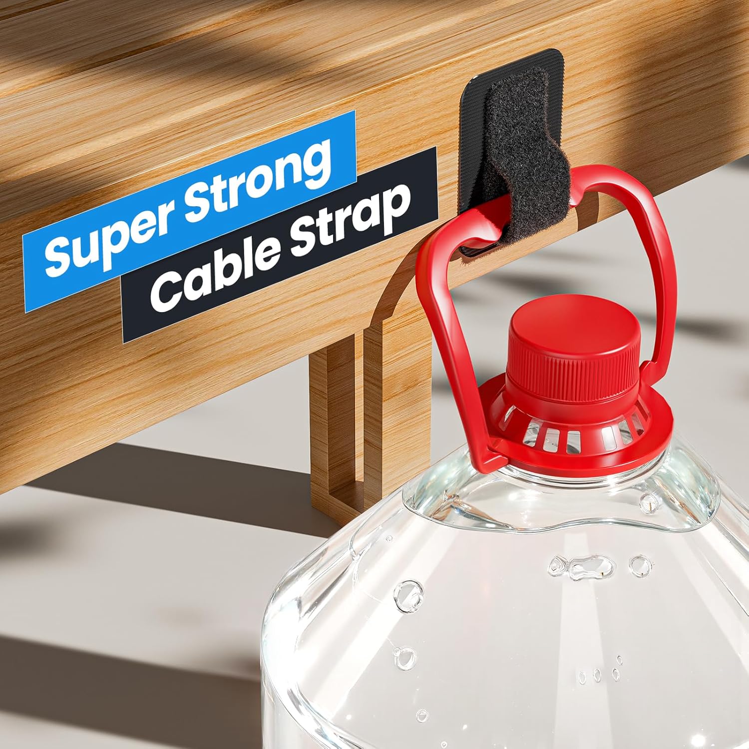 Under Desk Cable Organizer, 15 Cord Spaces - Image 3